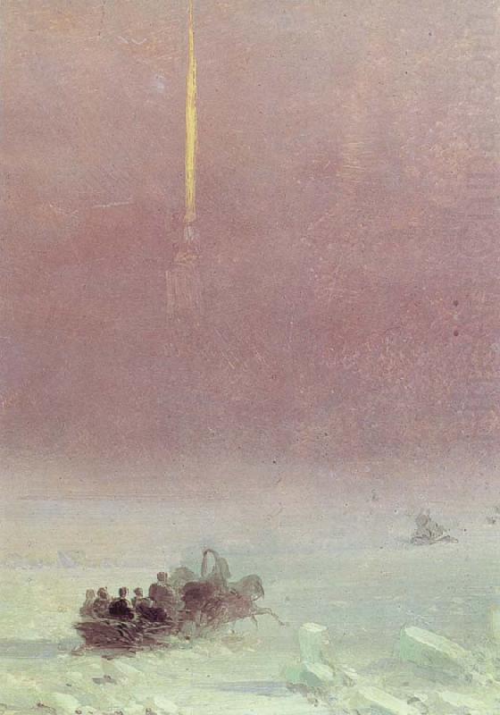 Ivan Aivazovski St.Petersburg,Crossing the Neva china oil painting image